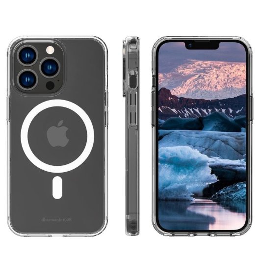 Funda para móvil dbramante1928 Iceland Pro MagSafe Trasparente riciclato per iPhone 13 Pro