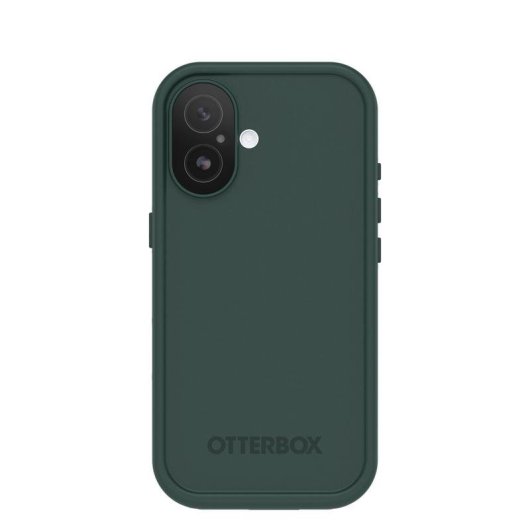 Funda para móvil OtterBox Fre MagSafe Cover plástico verde resistente al agua para iPhone 17