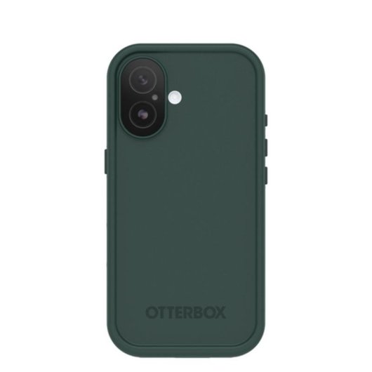 Funda para móvil OtterBox Fre MagSafe Cover plástico verde resistente al agua para iPhone 17