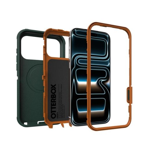 Funda para móvil OtterBox Defender Pro MagSafe Policarbonato Verde para iPhone 17 Pro Max