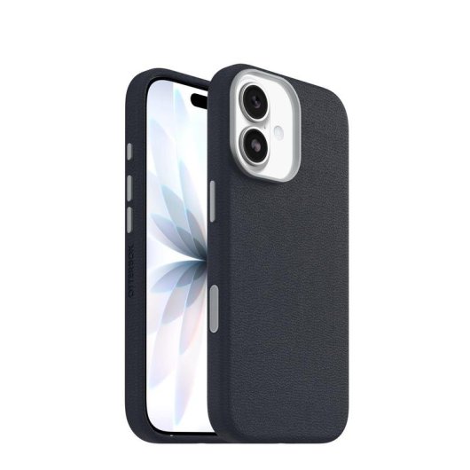 Funda para móvil OtterBox Symmetry Cactus Leather Cover piel azul para iPhone 17