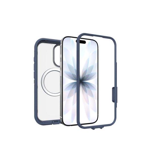 Funda para móvil OtterBox Defender Pro XT Cover Policarbonato Blu Trasparente per iPhone 17