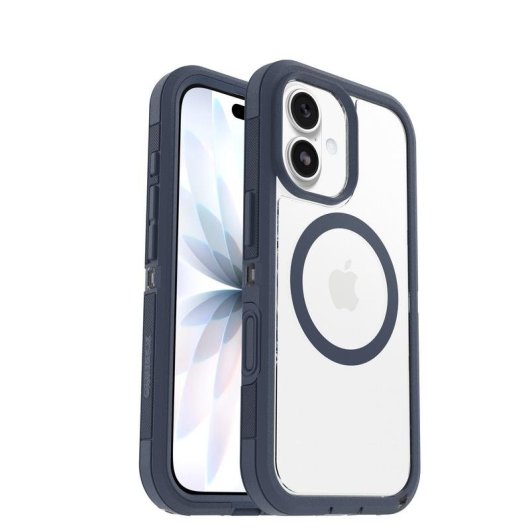 Funda para móvil OtterBox Defender Pro XT Cover Policarbonato Blu Trasparente per iPhone 17