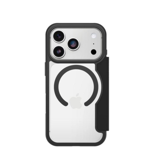 Funda para móvil OtterBox React Folio MagSafe Polipropilene Nero Trasparente per iPhone 17 Pro