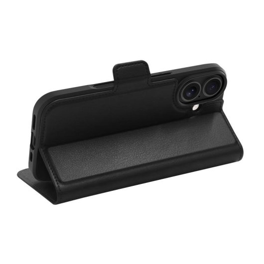 Funda para móvil dbramante1928 Oslo Pro MS Libro Piel sintética Negra para iPhone 17