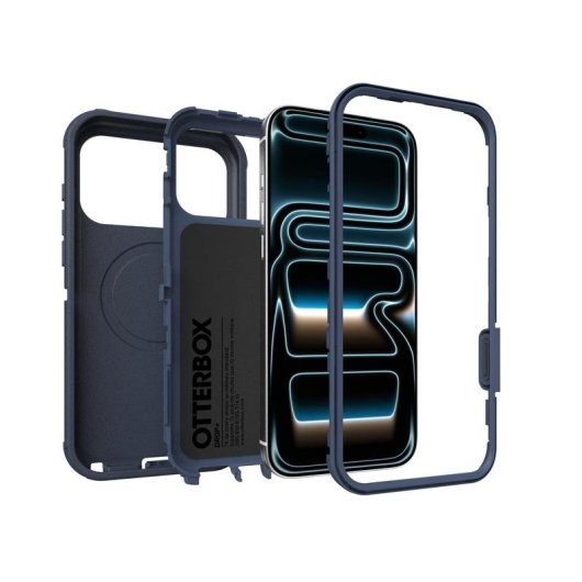 Funda para móvil OtterBox Defender Pro MagSafe Cover Policarbonato Azul para iPhone 17 Pro Max