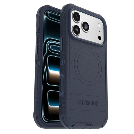 Funda para móvil OtterBox Defender Pro MagSafe Cover Policarbonato Azul para iPhone 17 Pro Max