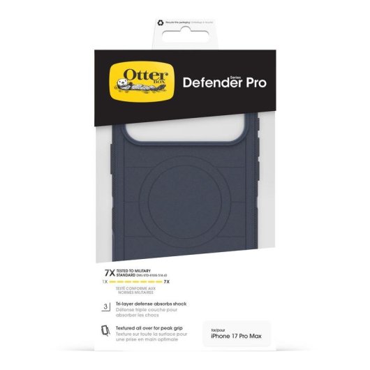 Funda para móvil OtterBox Defender Pro MagSafe Cover Policarbonato Azul para iPhone 17 Pro Max