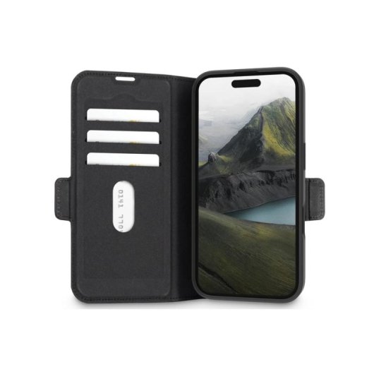 Funda para móvil dbramante1928 Oslo Pro Folio piel sintética monocromo magnética para Galaxy S24 FE