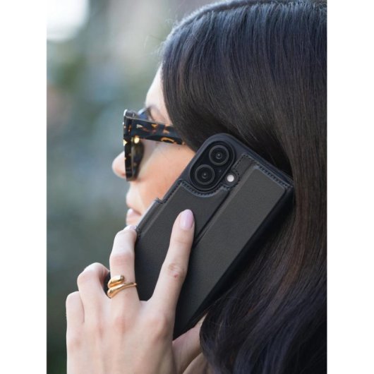 Funda para móvil dbramante1928 Oslo Pro Folio piel sintética monocromo magnética para Galaxy S24 FE