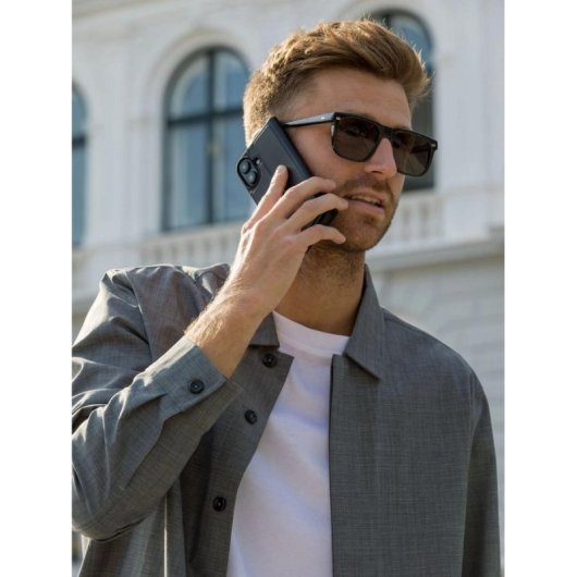 Funda para móvil dbramante1928 Oslo Pro Folio piel sintética monocromo magnética para Galaxy S24 FE
