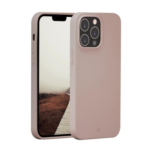 Funda para móvil dbramante1928 Costa Rica Cover silicone rosa sabbia per iPhone 14 Pro Max