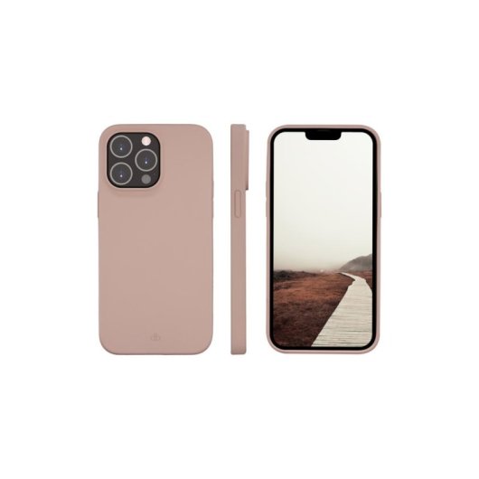 Funda para móvil dbramante1928 Costa Rica Cover silicone rosa sabbia per iPhone 14 Pro Max