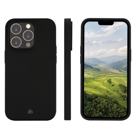 Funda para móvil dbramante1928 Costa Rica Cover plástico reciclado preto para iPhone 14 Pro Max