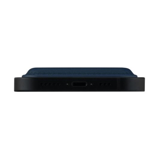 Custodia per cellulare dbramante1928 ROCCGTBU6064 pelle blu compatibile Apple MagSafe