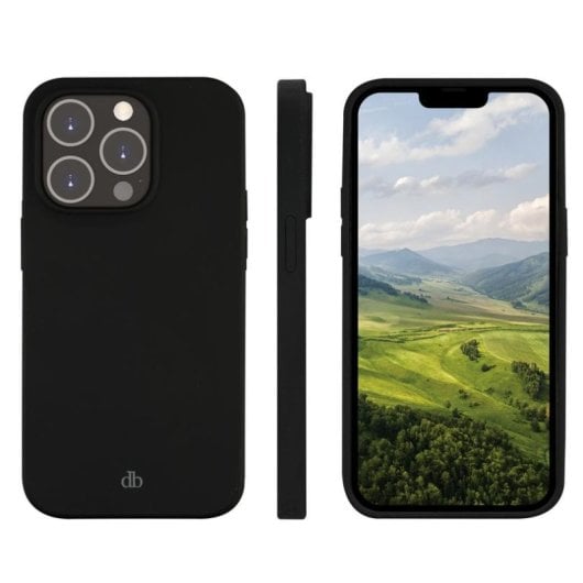 Funda para móvil dbramante1928 Costa Rica Cover Silicone Nero per iPhone 14 Pro