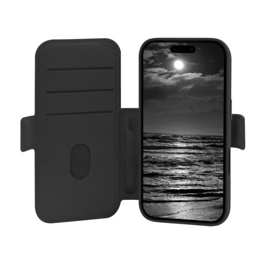 Funda para móvil dbramante1928 Lynge MS ICON Folio Schwarz mit MagSafe für iPhone 17 Pro