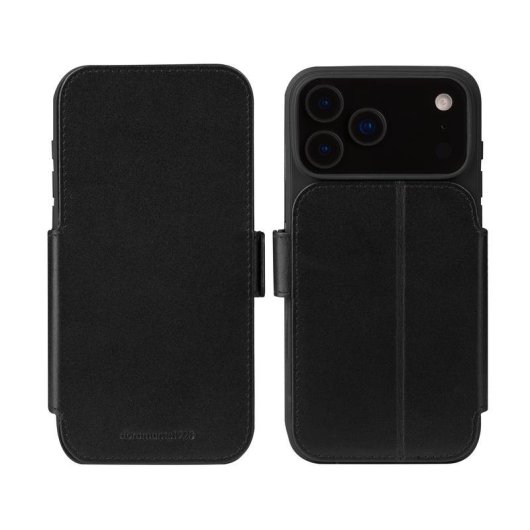 Funda para móvil dbramante1928 Copenhagen Wallet pelle nera magnetica per iPhone 17 Pro Max