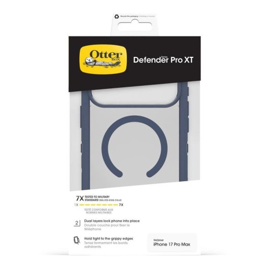 Funda para móvil OtterBox Defender Pro XT Cover Policarbonato Preto para iPhone 17 Pro Max
