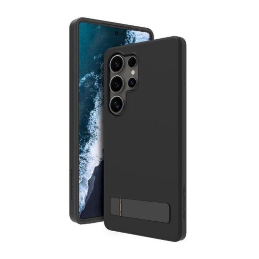 Funda para móvil dbramante1928 Iceland Pro Qi2 Kick Plástico Negra con carga inalámbrica para Galaxy S25 Ultra