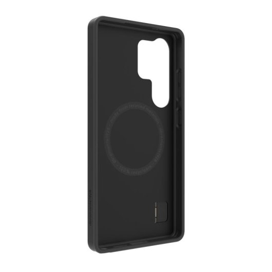 Funda para móvil dbramante1928 Iceland Pro Qi2 Kick Plástico Negra con carga inalámbrica para Galaxy S25 Ultra