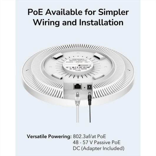 Punto di accesso Wi-Fi 6 Cudy AP3000 2,4 GHz/5 GHz 2402 Mbit/s PoE+