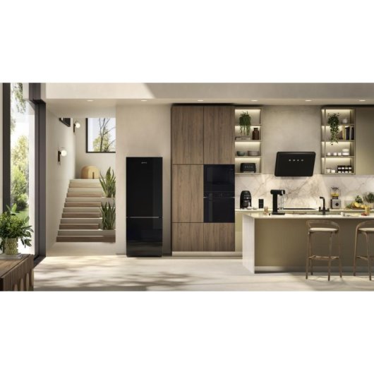 Wassersprudler Smeg SKC01BLM Mattschwarz 1 L Drehbar