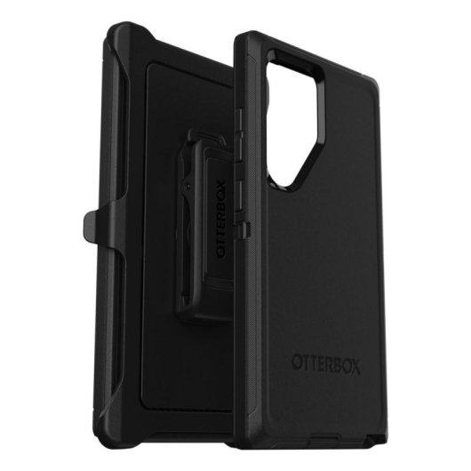 Funda para móvil OtterBox Defender Cover PC et caoutchouc noir pour Galaxy S24 Ultra