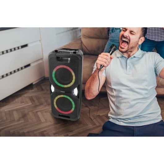 Altoparlanti Medion Karaoke Wireless 50W Bluetooth 5.4 batteria 5000mAh