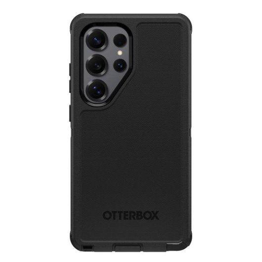 Funda para móvil OtterBox Defender Series Negra de silicona para Galaxy S25 Ultra protección certificada