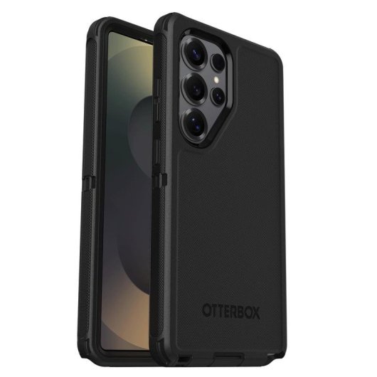 Funda para móvil OtterBox Defender Series Negra de silicona para Galaxy S25 Ultra protección certificada