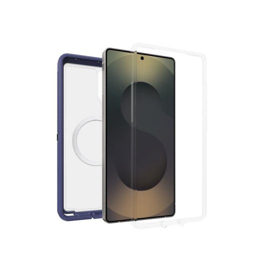Funda para móvil OtterBox Defender XT Cover plástico púrpura transparente con imanes para Galaxy S25 Ultra