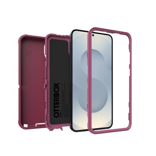 Funda para móvil OtterBox Defender Series Cover silicona rosa Foxberry para Galaxy S25+