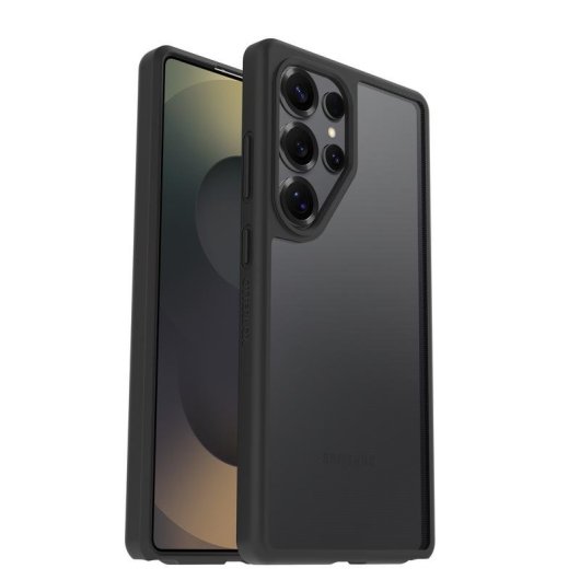 Funda para móvil OtterBox React Series Cover plástico negro transparente para Galaxy S25 Ultra