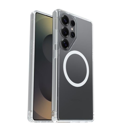 Funda para móvil OtterBox Symmetry Series Clear Cover PC Transparente con imanes para Galaxy S25 Ultra
