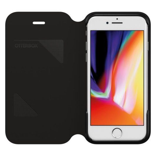Funda para móvil OtterBox Strada Via Libro Policarbonato Negro Magnético para iPhone 8/7