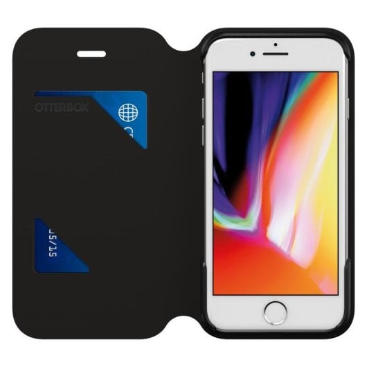 Funda para móvil OtterBox Strada Via Libro Policarbonato Negro Magnético para iPhone 8/7