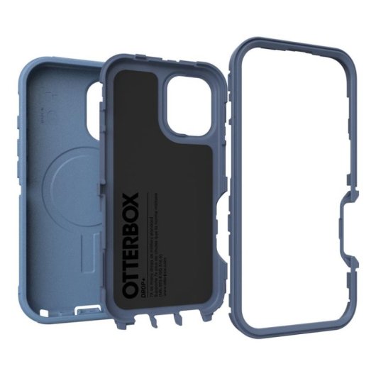 Funda para móvil OtterBox Defender Series Cover Policarbonato Azul para iPhone 16
