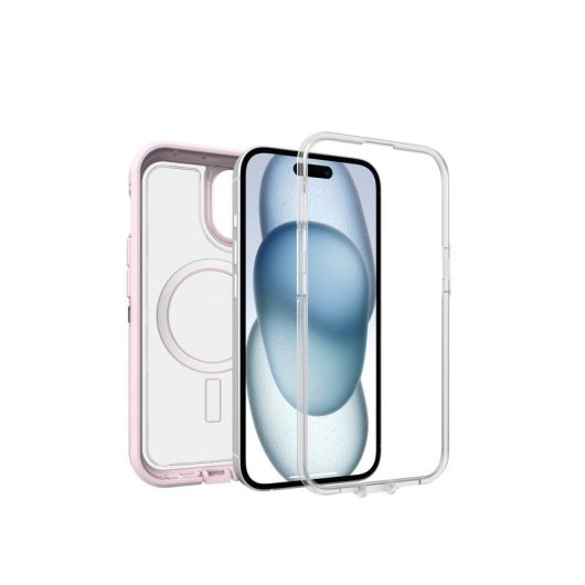 Funda para móvil OtterBox Defender XT Cover plastica rosa trasparente per iPhone 17e/16e/15/14/13