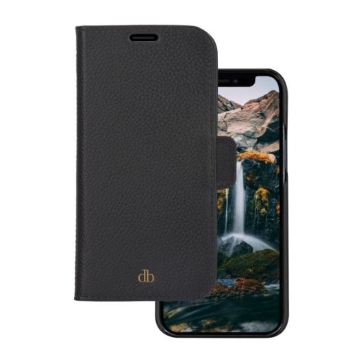 Funda para móvil dbramante1928 New York cartera negra con cierre magnético para iPhone 13 Pro Max