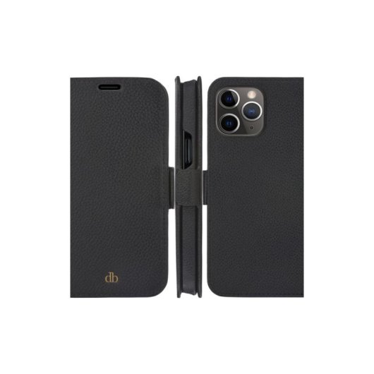 Funda para móvil dbramante1928 New York cartera negra con cierre magnético para iPhone 13 Pro Max