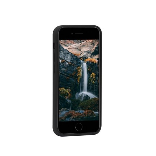 Custodia per cellulare dbramante1928 Greenland Cover riciclata nera per iPhone SE/8/7