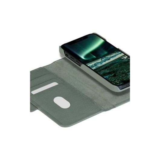 Funda para móvil dbramante1928 New York portafoglio magnetico verde per iPhone 13 Pro