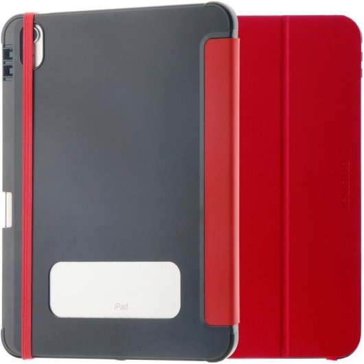 Funda OtterBox React Folio para Apple iPad (A16/10.ª gen), Roja