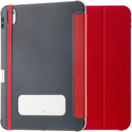 Funda OtterBox React Folio para Apple iPad (A16/10.ª gen), Roja
