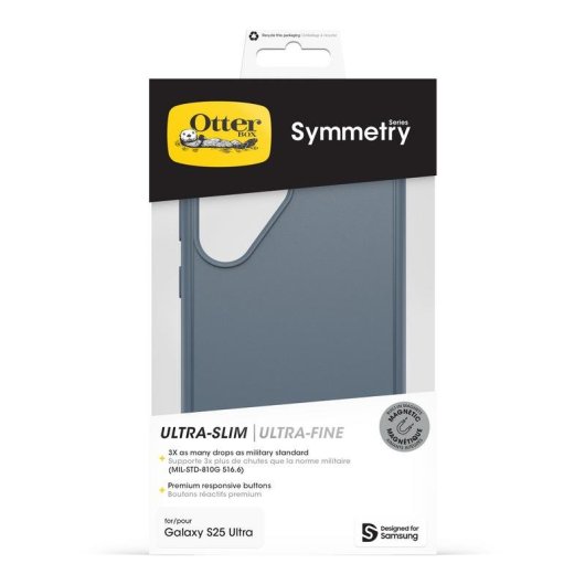 Funda para móvil OtterBox Symmetry Series Cover PC Blau mit Magneten für Galaxy S25 Ultra
