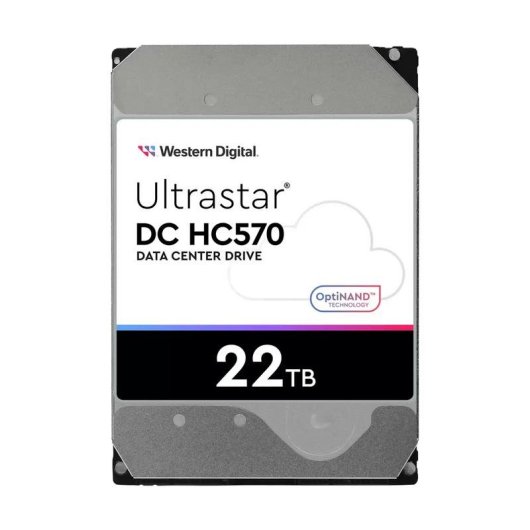Disco duro Western Digital Ultrastar DH HC570 22TB HDD SAS 7200rpm 512MB