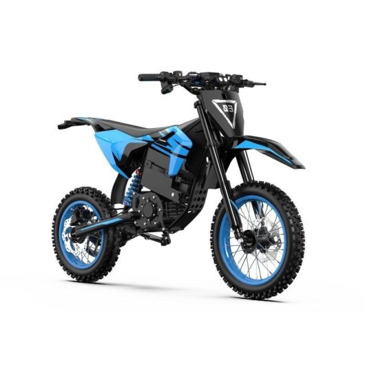 Moto Elétrica Zawes S3 2000W 60V 23.4Ah Freios Hidráulicos Preto-Azul