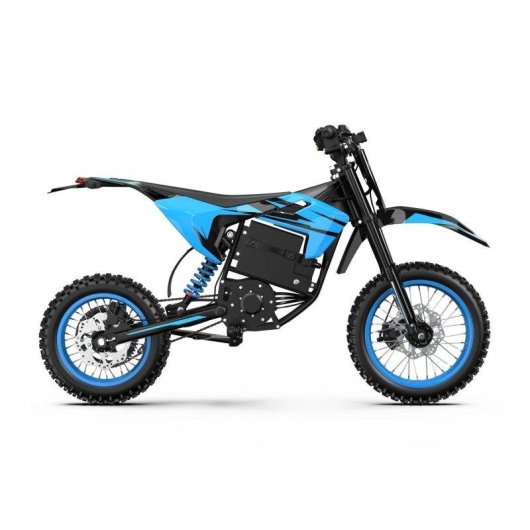 Moto Elétrica Zawes S3 2000W 60V 23.4Ah Freios Hidráulicos Preto-Azul