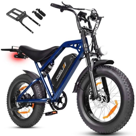 Mota Elétrica Eskute V202 250W 48V 20.8Ah 20x4 Freios Mecânicos
